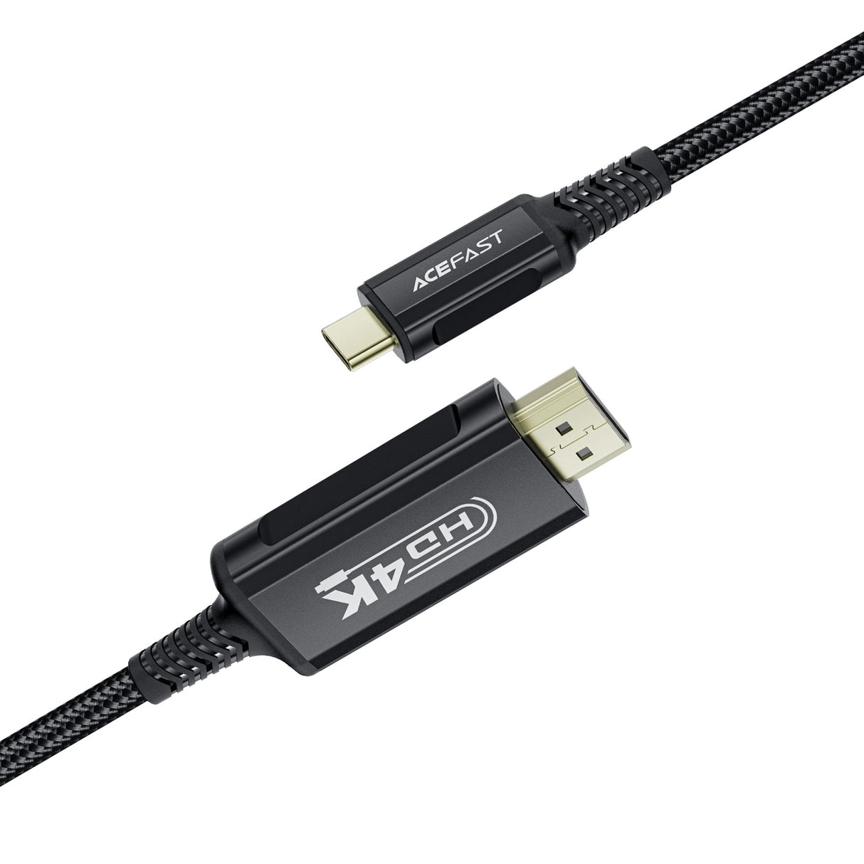 Acefast C1 USB-C/HDMI Videokabel 4K 60Hz HDR 1,8 m - sort