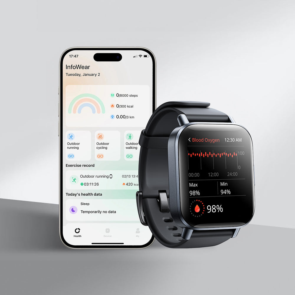 Joyroom Fit-Life JR-FT3S smartwatch med opkaldsbesvarelsesfunktion - grå
