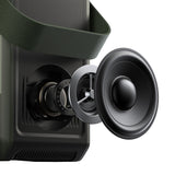 Powerbank Joyroom JR-PBF10 75000mAh 100W 3x USB-C 3x USB-A med foldelig lommelygte og håndtag - grønt