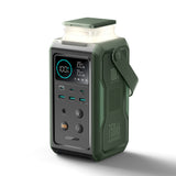 Powerbank Joyroom JR-PBF10 75000mAh 100W 3x USB-C 3x USB-A med foldelig lommelygte og håndtag - grønt