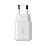 Joyroom JR-TCF20 USB-C PD 20W netværksoplader - hvid + USB-C / Lightning kabel 1m