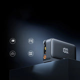 Jump starter Baseus Super Energy BS-CH013 4in1 600A med lommelygte / powerbank 6000mAh / kompressor - sort