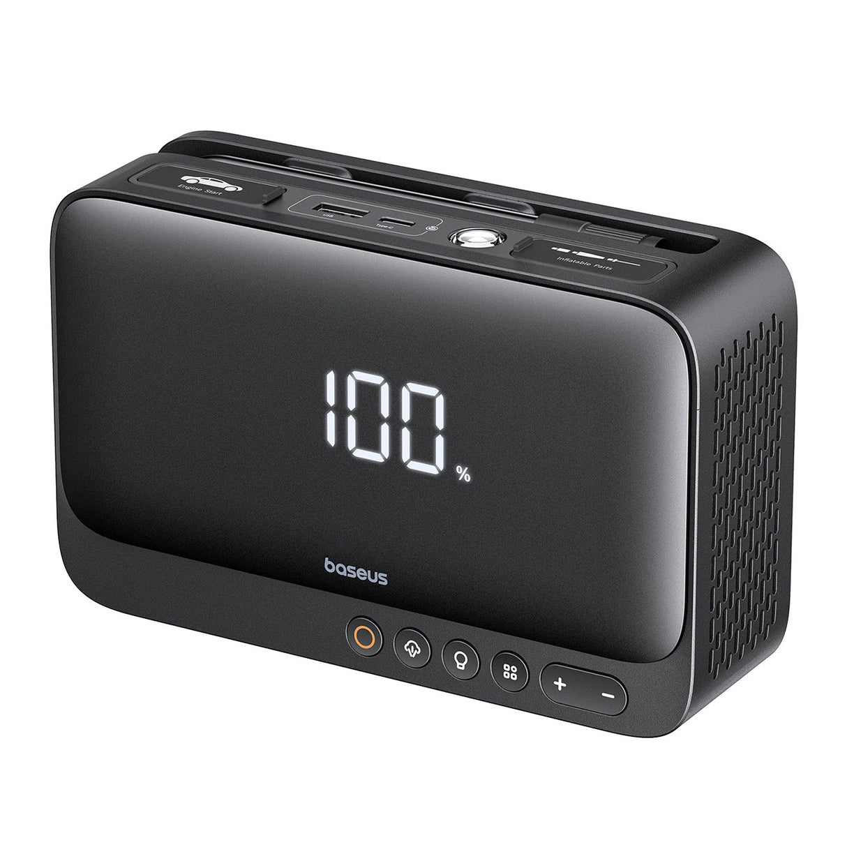 Jump starter Baseus Super Energy BS-CH013 4in1 600A med lommelygte / powerbank 6000mAh / kompressor - sort