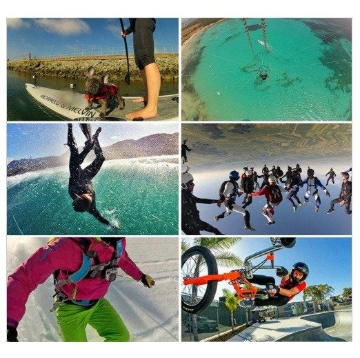 Sæt med 20 Puluz-tilbehør til sportskameraer (herunder Osmo Action 5 Pro, Insta360 Ace Pro 2) PKT18