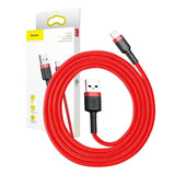 Baseus Cafule Kabel USB Lightning 2A 3m (rød)