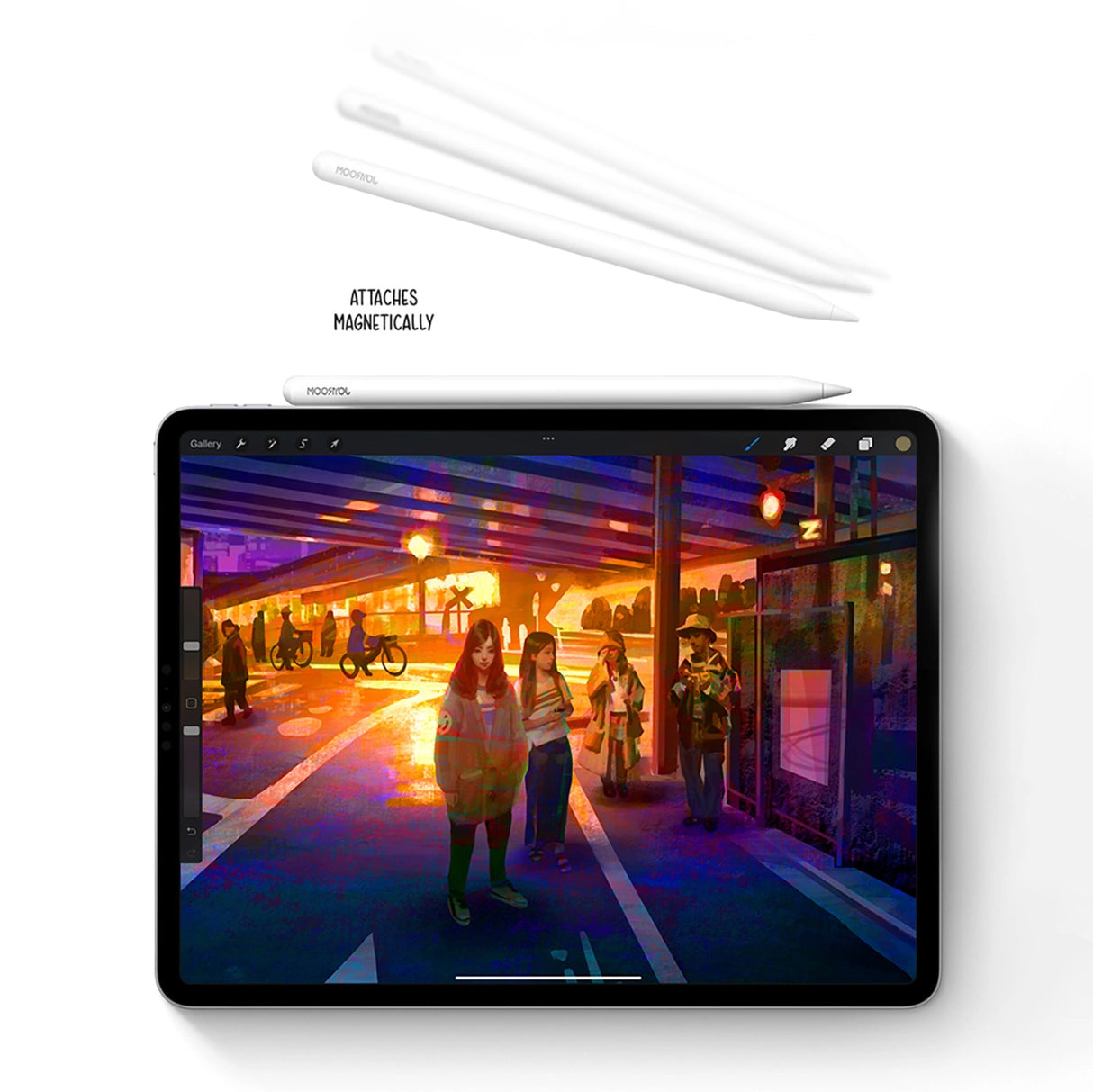 Joyroom JR-X15 aktiv stylus 130mAh USB-C - hvid