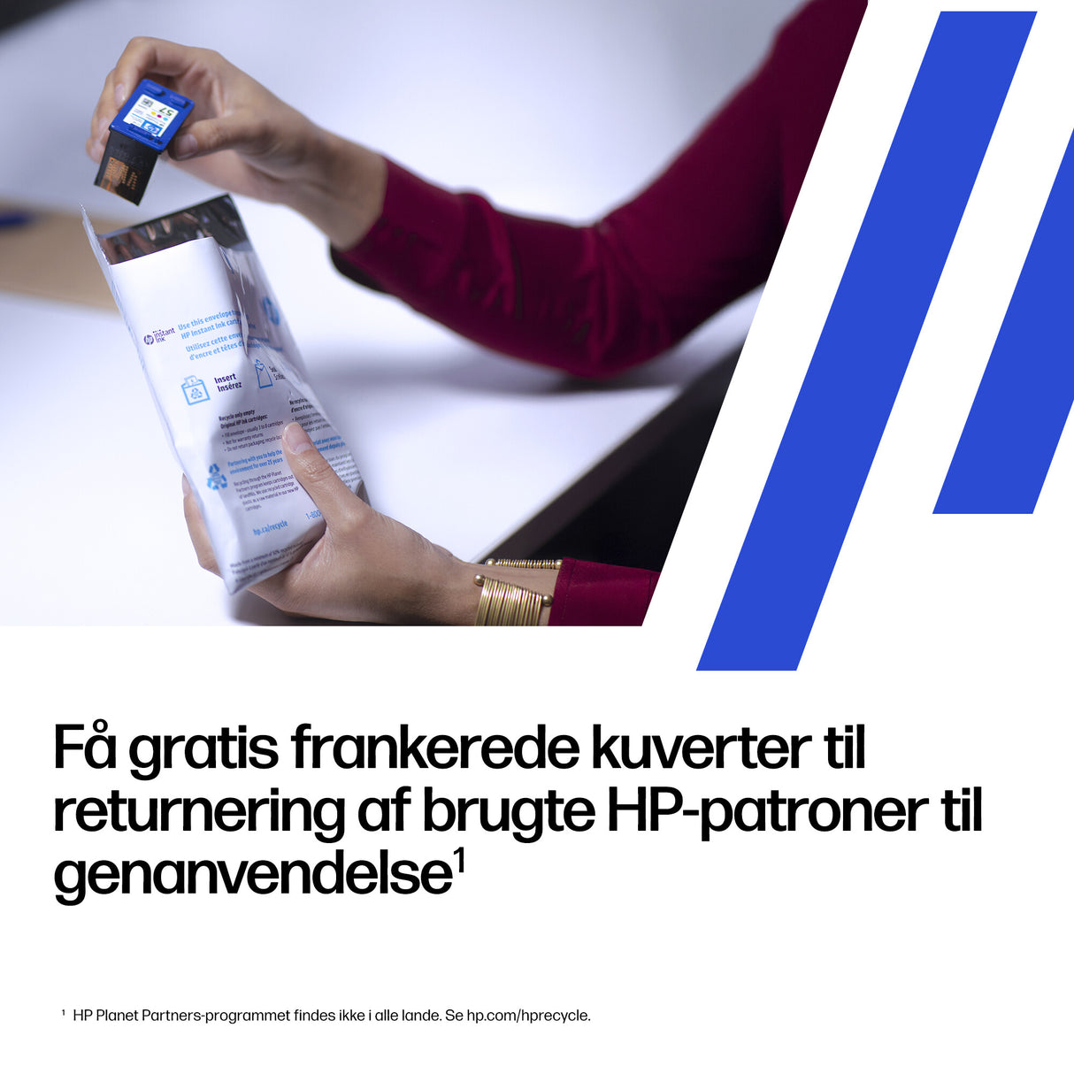 HP Original 305-blækpatron, trefarvet