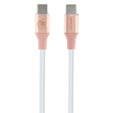 Guess Ebossed Logo USB-C / USB-C Kabel 1,5 m Hurtig opladning - Pink