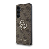 Guess 4G Big Metal Logo-hylster til Samsung Galaxy A35 - brun