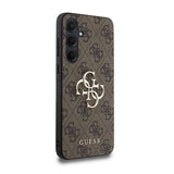Guess 4G Big Metal Logo-hylster til Samsung Galaxy A35 - brun