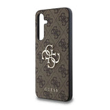 Guess 4G Big Metal Logo-hylster til Samsung Galaxy A35 - brun