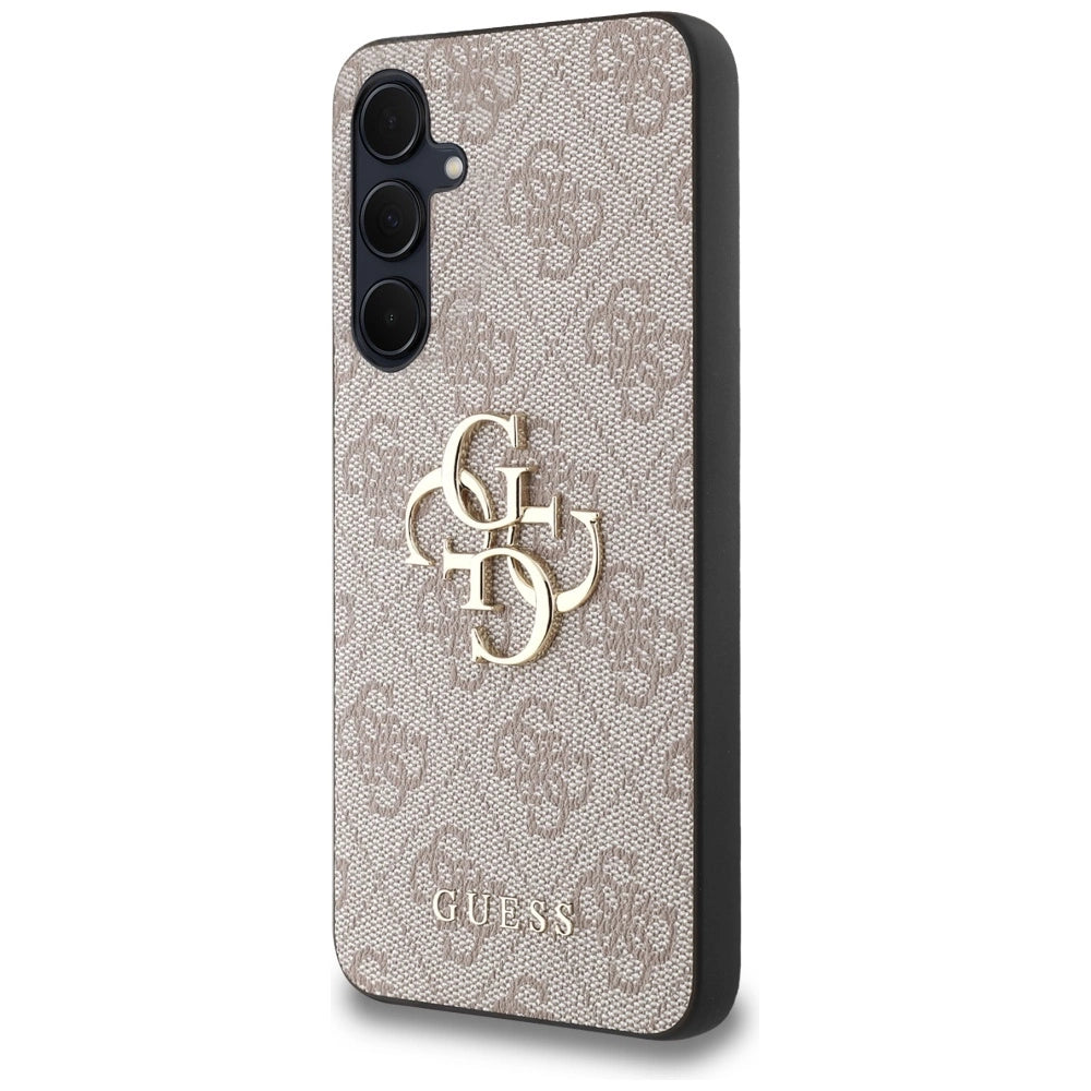 Guess 4G Big Metal Logo-hylster til Samsung Galaxy A35 - pink