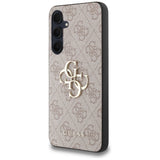 Guess 4G Big Metal Logo-hylster til Samsung Galaxy A35 - pink