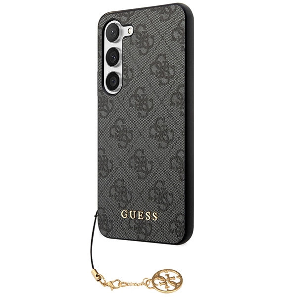 Guess 4G Charms Collection-kasse til Samsung Galaxy A35 - sort