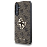 Guess 4G Big Metal Logo-hylster til Samsung Galaxy A55 - brun