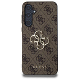 Guess 4G Big Metal Logo-hylster til Samsung Galaxy A55 - brun