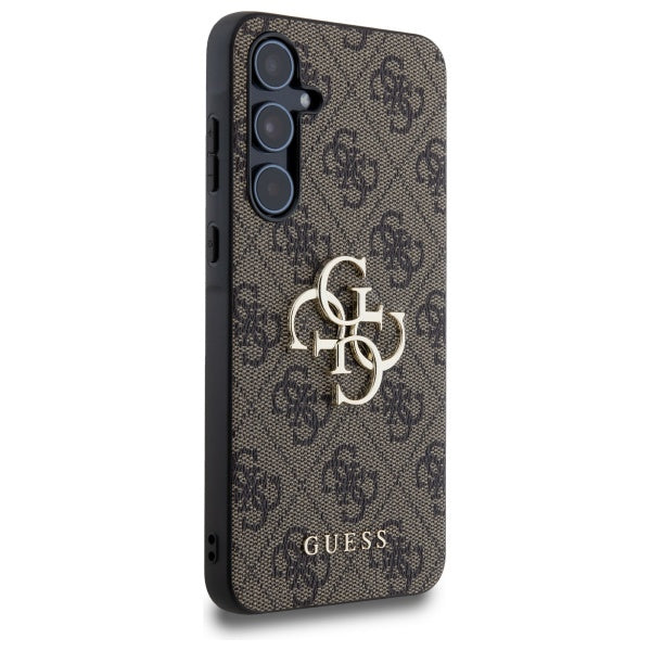 Guess 4G Big Metal Logo-hylster til Samsung Galaxy A55 - brun