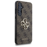 Guess 4G Big Metal Logo-hylster til Samsung Galaxy A55 - brun