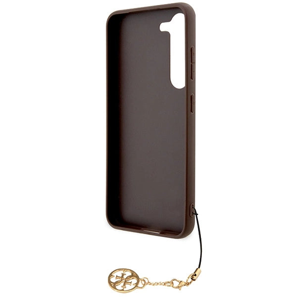 Guess 4G Charms Collection case til Samsung Galaxy A55 - brun