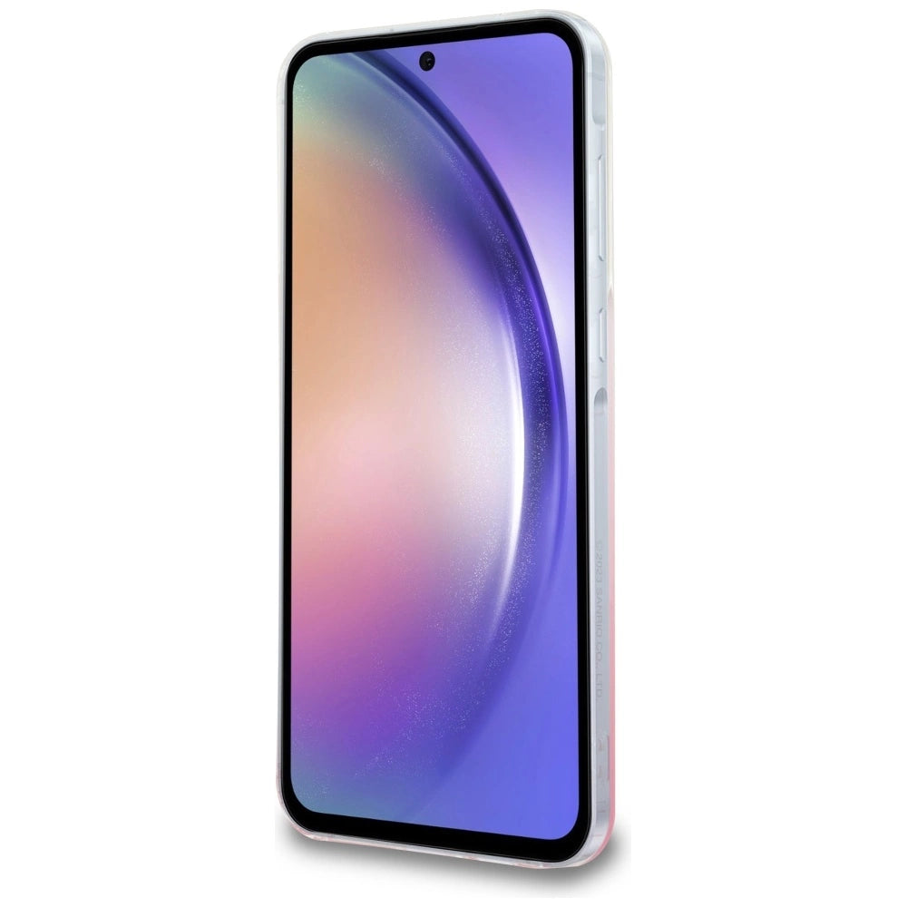 Hello Kitty IML Gradient Electrop Kitty Head case for Samsung Galaxy A55 - pink