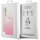 Hello Kitty IML Gradient Electrop Kitty Head case for Samsung Galaxy A55 - pink