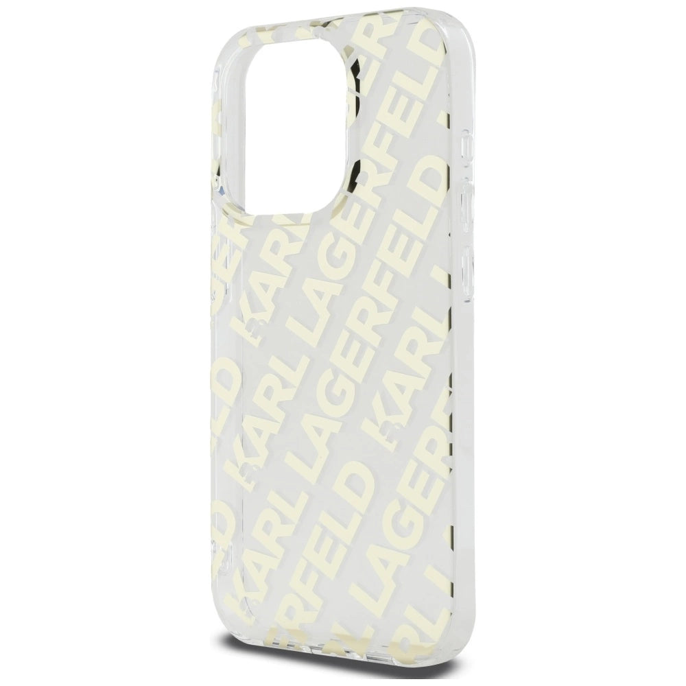 Karl Lagerfeld IML Fullover Logo case for iPhone 15 Pro - gold
