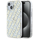 Karl Lagerfeld IML Fullover Logo case for iPhone 15 / 14 / 13 - gold