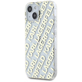 Karl Lagerfeld IML Fullover Logo case for iPhone 15 / 14 / 13 - gold