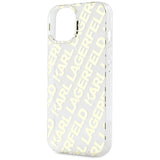 Karl Lagerfeld IML Fullover Logo case for iPhone 15 / 14 / 13 - gold