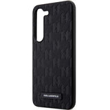 Karl Lagerfeld Saffiano Mono Metal Logo case for Samsung Galaxy S24+ - black