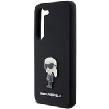 Karl Lagerfeld Silicone Ikonik Metal Pin case for Samsung Galaxy S24 - black