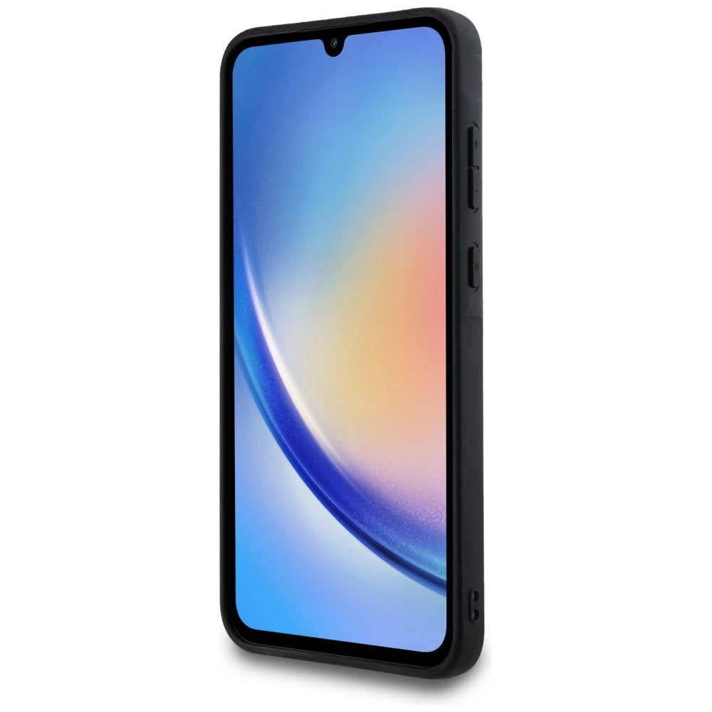 Karl Lagerfeld Saffiano Karl&Choupette Pin case for Samsung Galaxy A35 - black