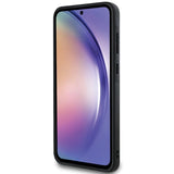 Karl Lagerfeld Fixed Glitter Ikonik Logo Metal Pin case for Samsung Galaxy A55 - black