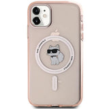 Karl Lagerfeld IML Choupette MagSafe case for iPhone 11 / Xr - pink