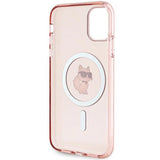 Karl Lagerfeld IML Choupette MagSafe case for iPhone 11 / Xr - pink