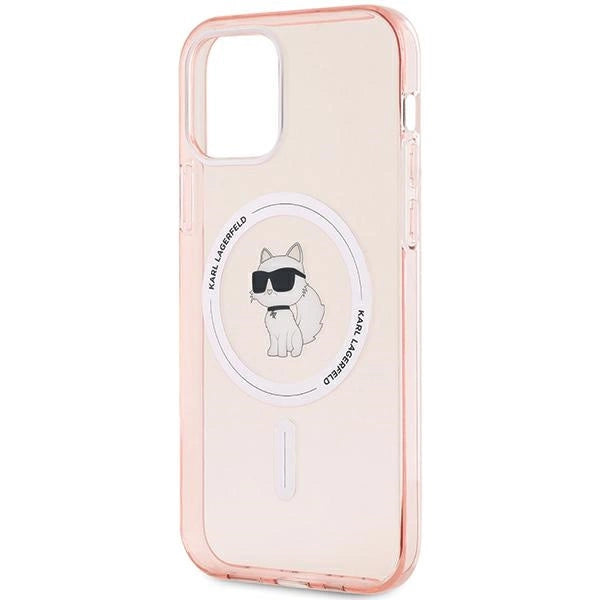 Karl Lagerfeld IML Choupette MagSafe case for iPhone 12/12 Pro - pink