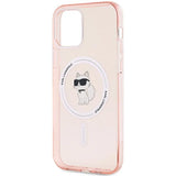 Karl Lagerfeld IML Choupette MagSafe case for iPhone 12/12 Pro - pink