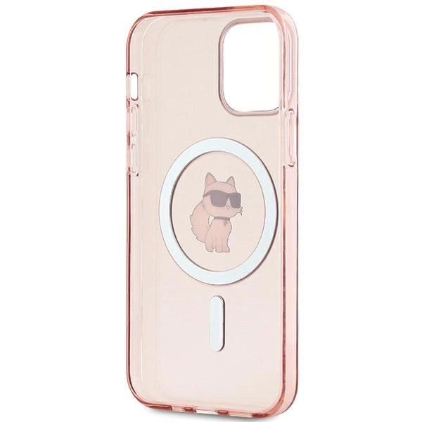 Karl Lagerfeld IML Choupette MagSafe case for iPhone 12/12 Pro - pink