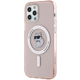 Karl Lagerfeld IML Choupette MagSafe case for iPhone 12/12 Pro - pink