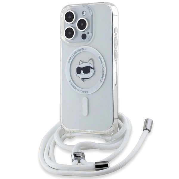 Karl Lagerfeld IML Choupette Head & Cord MagSafe case for iPhone 13 Pro Max - transparent