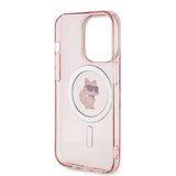 Karl Lagerfeld IML Choupette MagSafe case for iPhone 14 Pro - pink