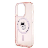 Karl Lagerfeld IML Choupette MagSafe case for iPhone 14 Pro Max - pink