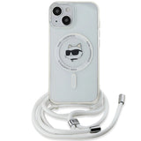 Karl Lagerfeld IML Choupette Head&Cord MagSafe case for iPhone 15 / 14 / 13 - transparent