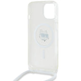 Karl Lagerfeld IML Choupette Head&Cord MagSafe case for iPhone 15 / 14 / 13 - transparent