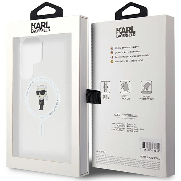 Karl Lagerfeld IML Ikonik MagSafe case for Samsung Galaxy S24 Ultra - transparent