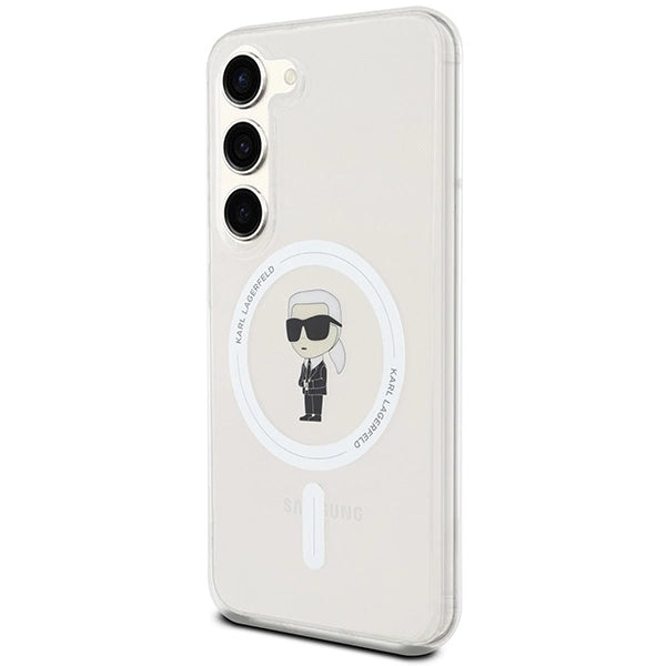 Karl Lagerfeld IML Ikonik MagSafe case for Samsung Galaxy S24 - transparent