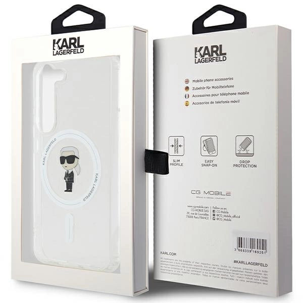 Karl Lagerfeld IML Ikonik MagSafe case for Samsung Galaxy S24 - transparent