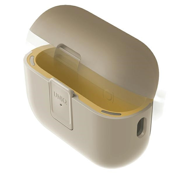 Uniq Clyde Lock Case til AirPods Pro 2 (2022/2023) - beige og gul