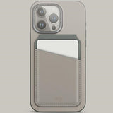 Uniq Lyden DS magnetisk RFID-tegnebog med telefonstativ - beige og grøn