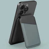 Uniq Lyden DS magnetisk RFID-tegnebog med telefonstativ - blå og sort